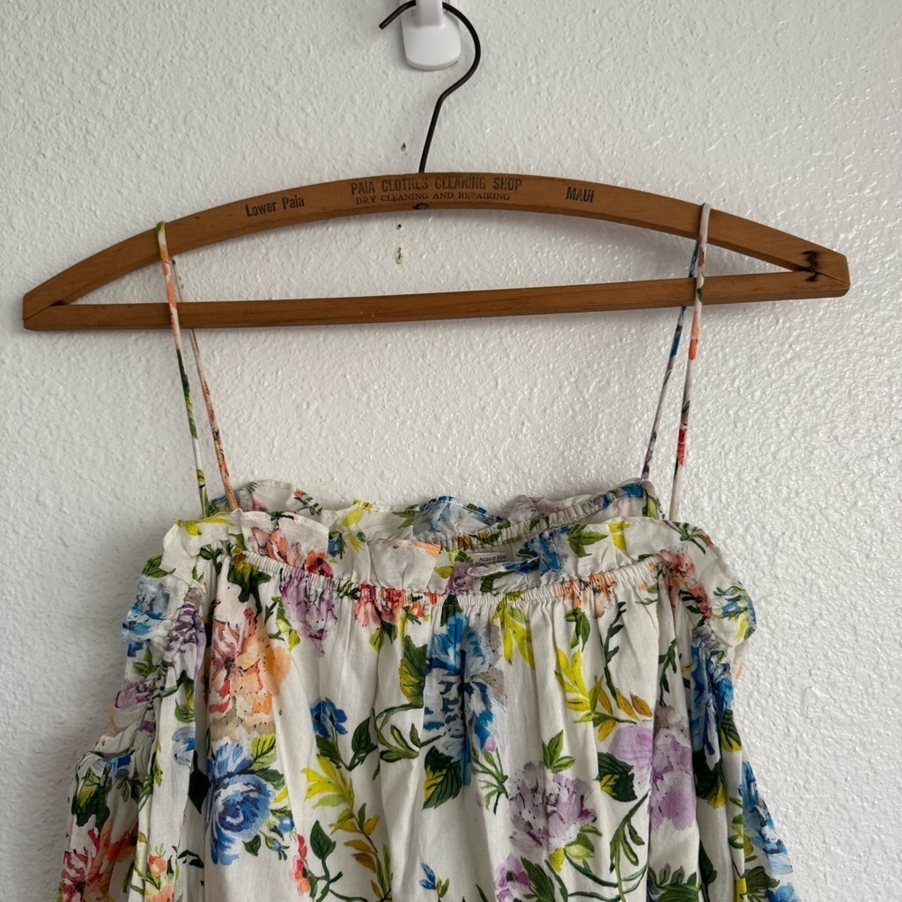 Alice + Olivia Tereza Floral Romantic Cottagecore Feminine Top Medium - Picture 8 of 11